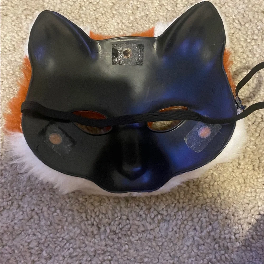 Furry Fox Mask with Ears